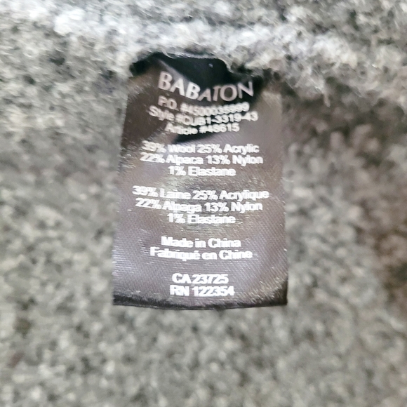 Aritzia Babaton Black Luxurious Knit Alpaca Mix Long Oversized Cardigan Sz xx S - Picture 3 of 4